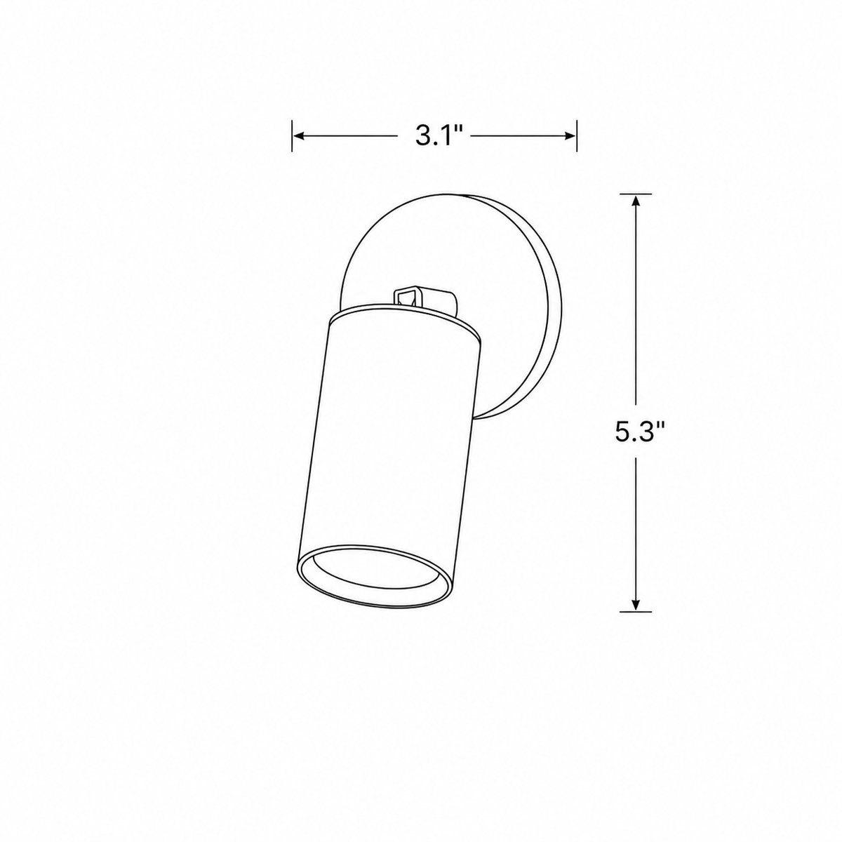 Rotating Spotlight Wall Sconce Adjustable Multi-Head Fixture