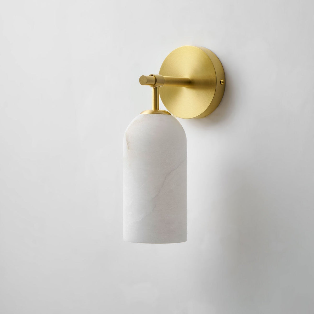 Alabaster Wall Sconce Natural Stone Shade Hardwired Fixture