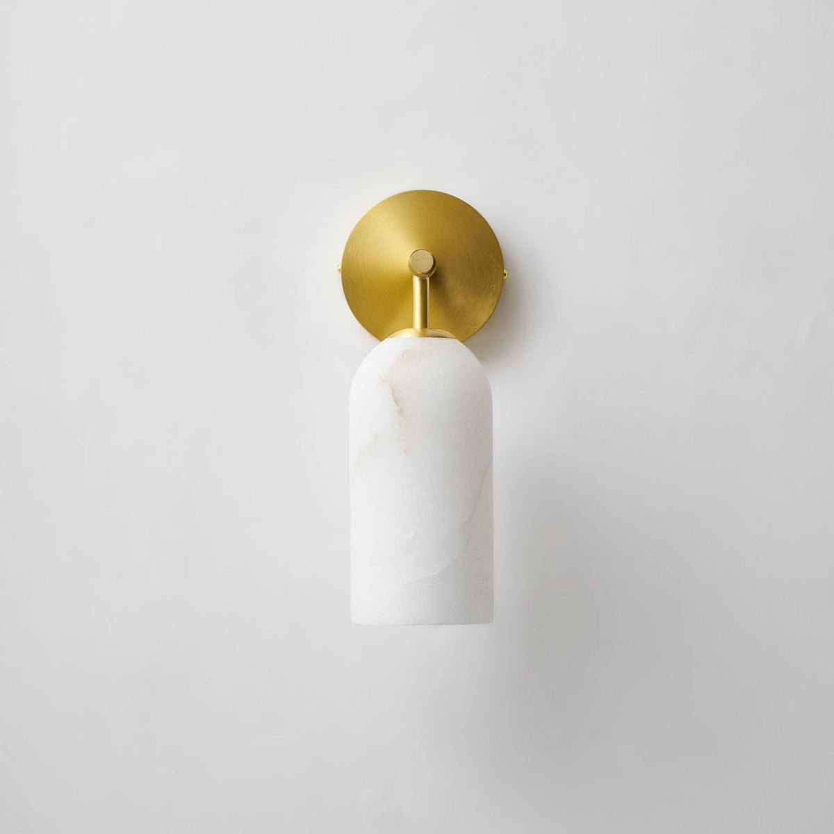 Alabaster Wall Sconce Natural Stone Shade Hardwired Fixture