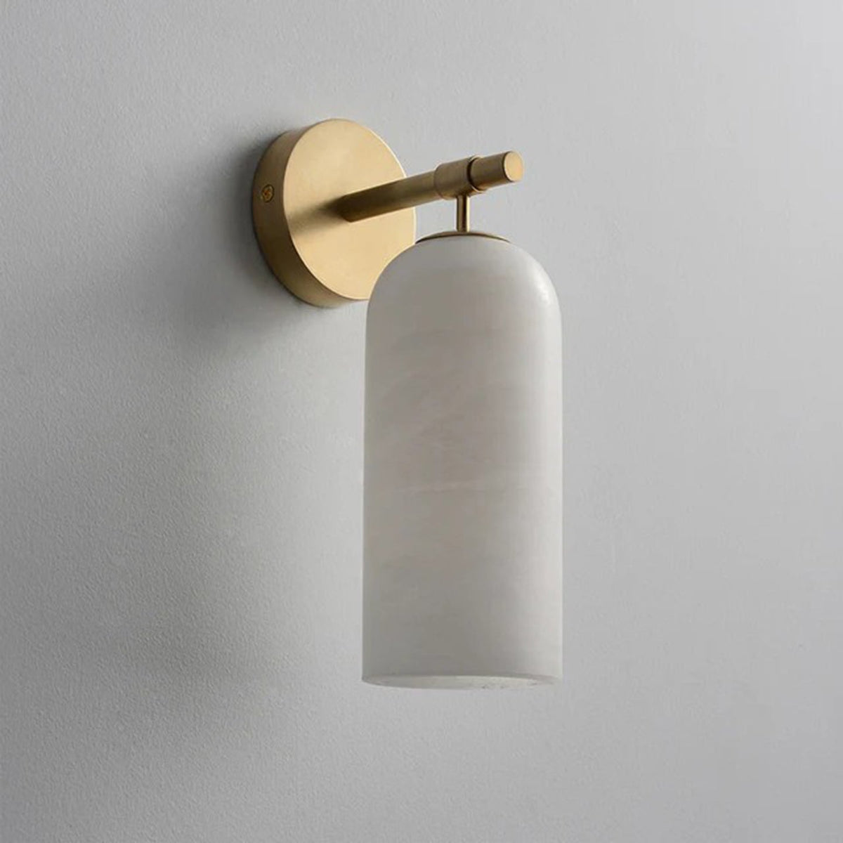 Alabaster Wall Sconce Natural Stone Shade Hardwired Fixture