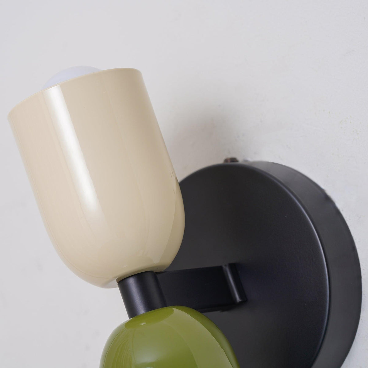 Duo Glow Plug-In Double Wall Sconce Twin Shade Fixture