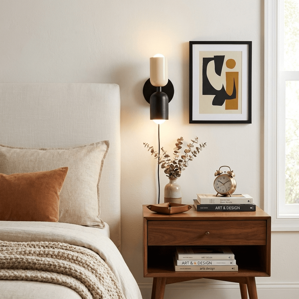 Duo Glow Plug-In Double Wall Sconce Twin Shade Fixture