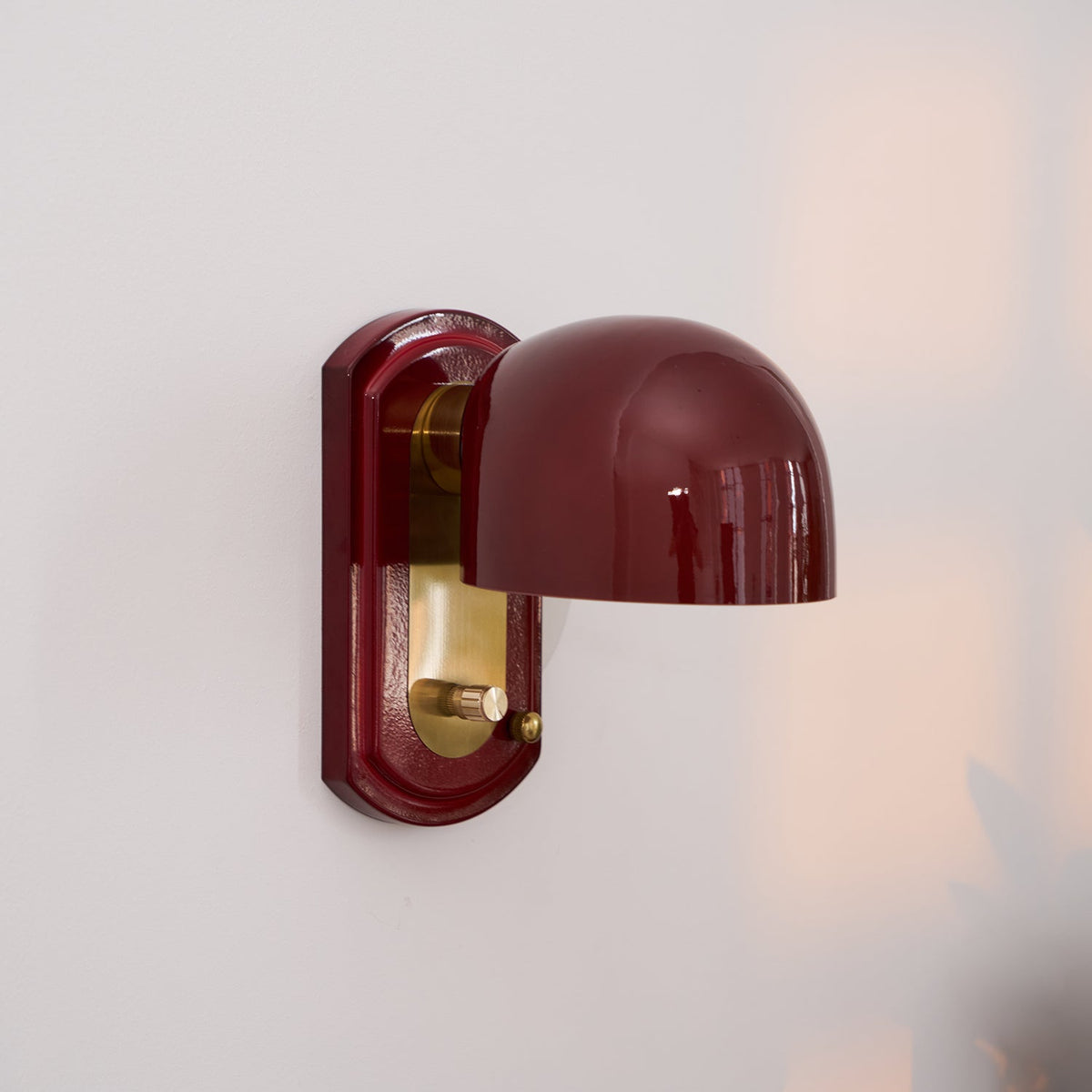 Rounded Dome Wall Sconce Vintage Curved Shade Fixture