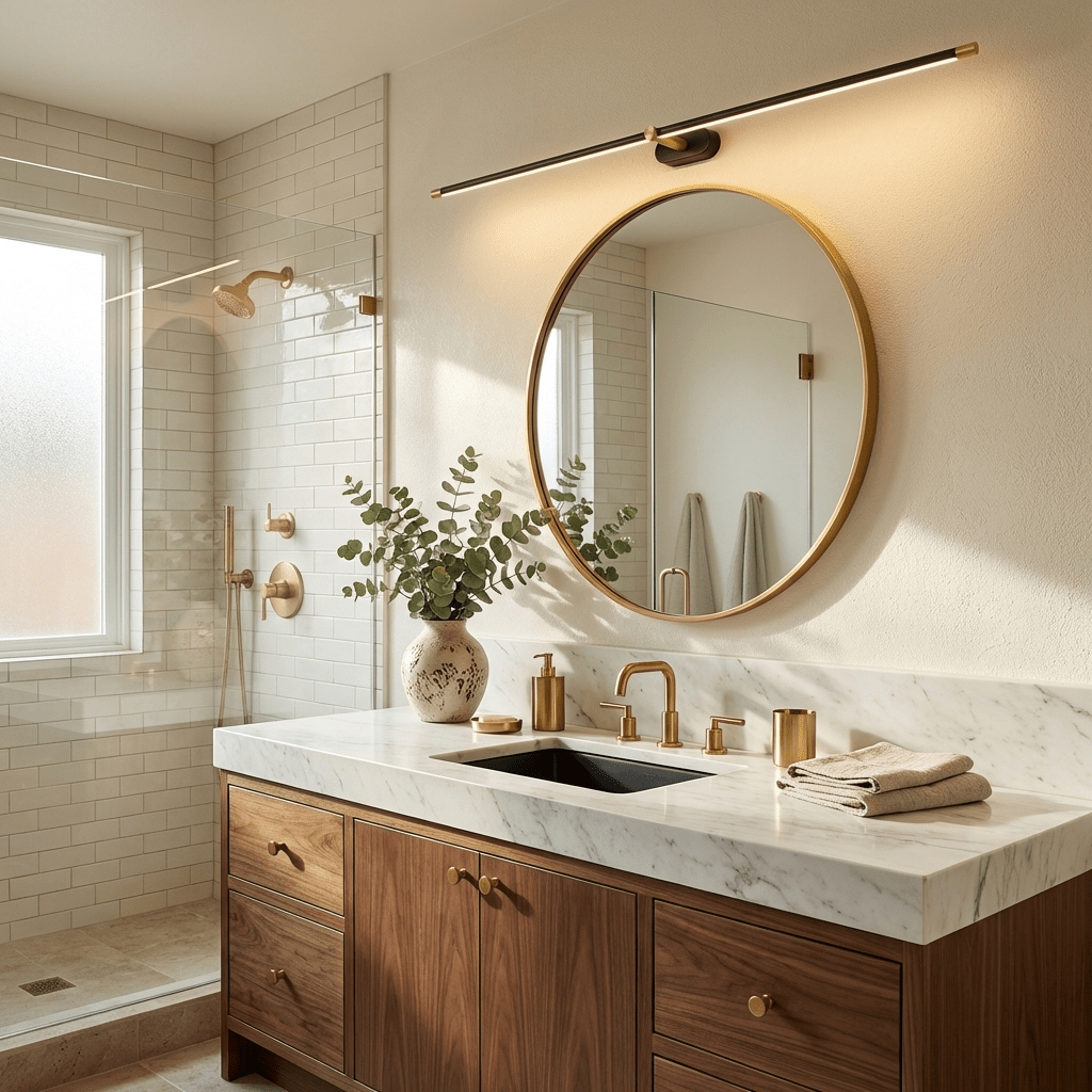 Linear LED Wall Sconce Hardwired Minimalist Light Bar