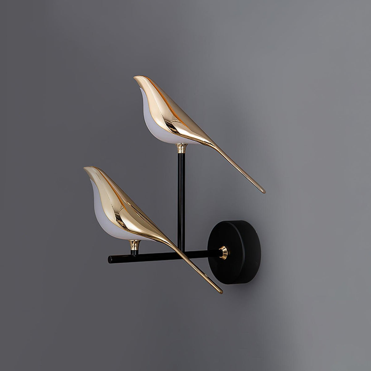 Sculptural Songbird Wall Sconce Bird Motif Accent Light