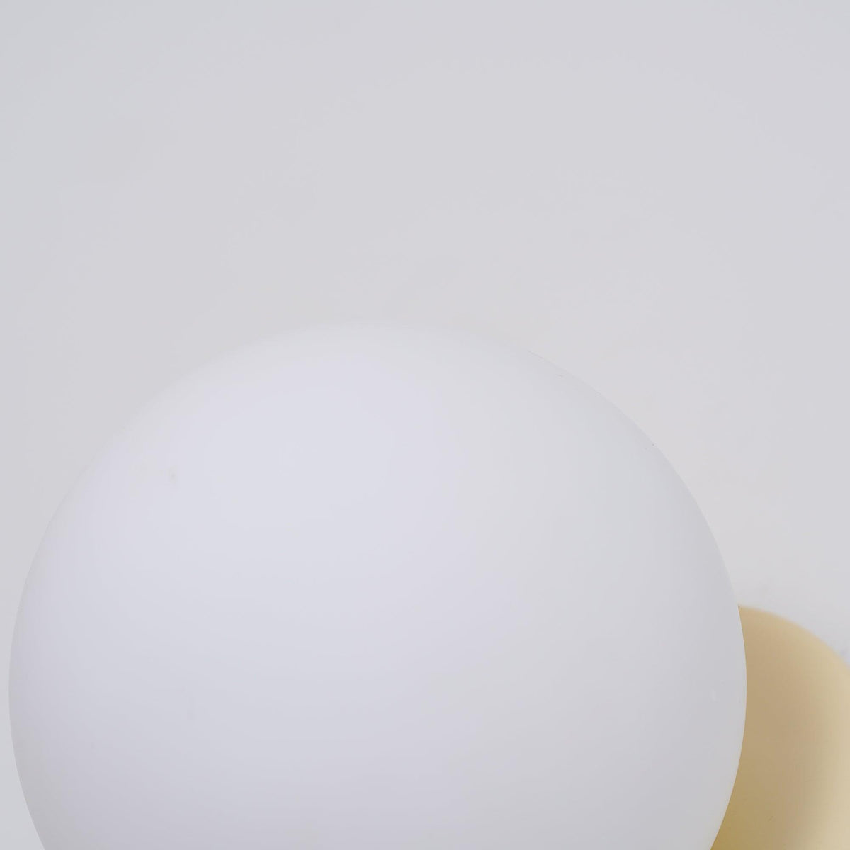 Halo Globe Wall Sconce Frosted Glass Ring Backplate Light
