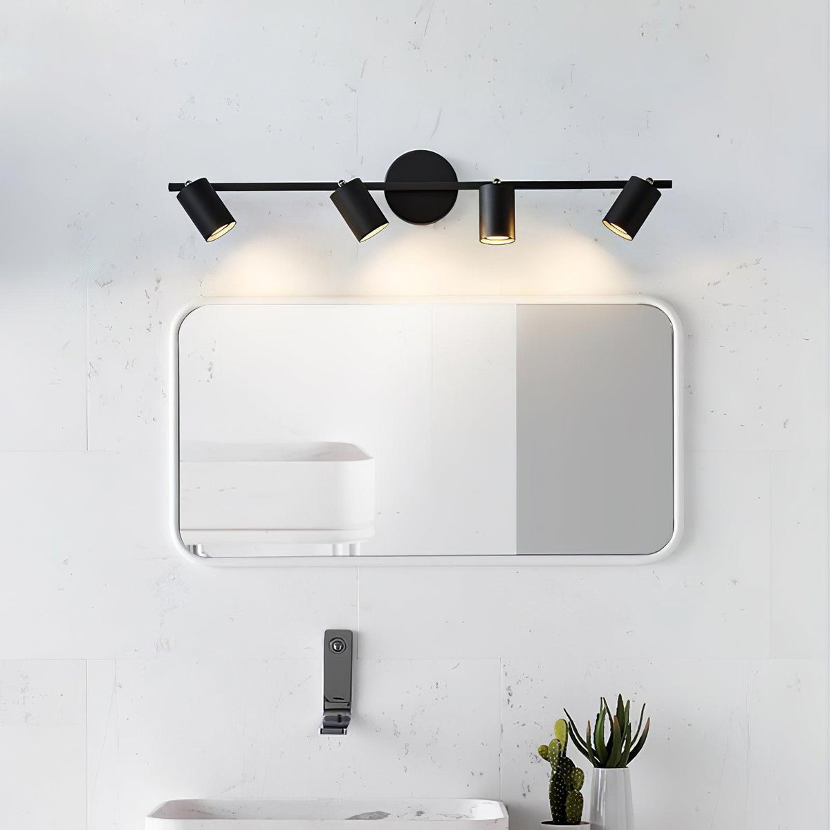 Rotating Spotlight Wall Sconce Adjustable Multi-Head Fixture