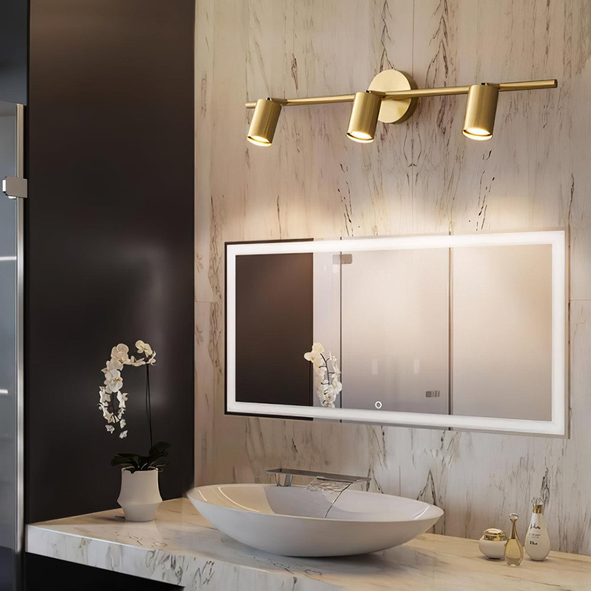 Rotating Spotlight Wall Sconce Adjustable Multi-Head Fixture