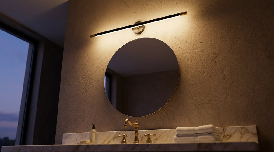 Minimal Strip Wall Sconce Slim Linear LED Bar Light