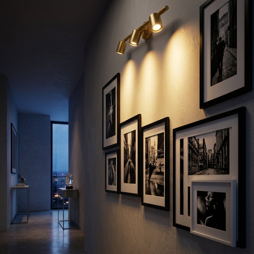 Rotating Spotlight Wall Sconce Adjustable Multi-Head Fixture